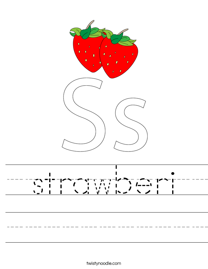 strawberi Worksheet