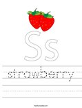 strawberry Worksheet
