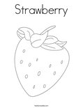 StrawberryColoring Page