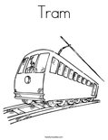 TramColoring Page