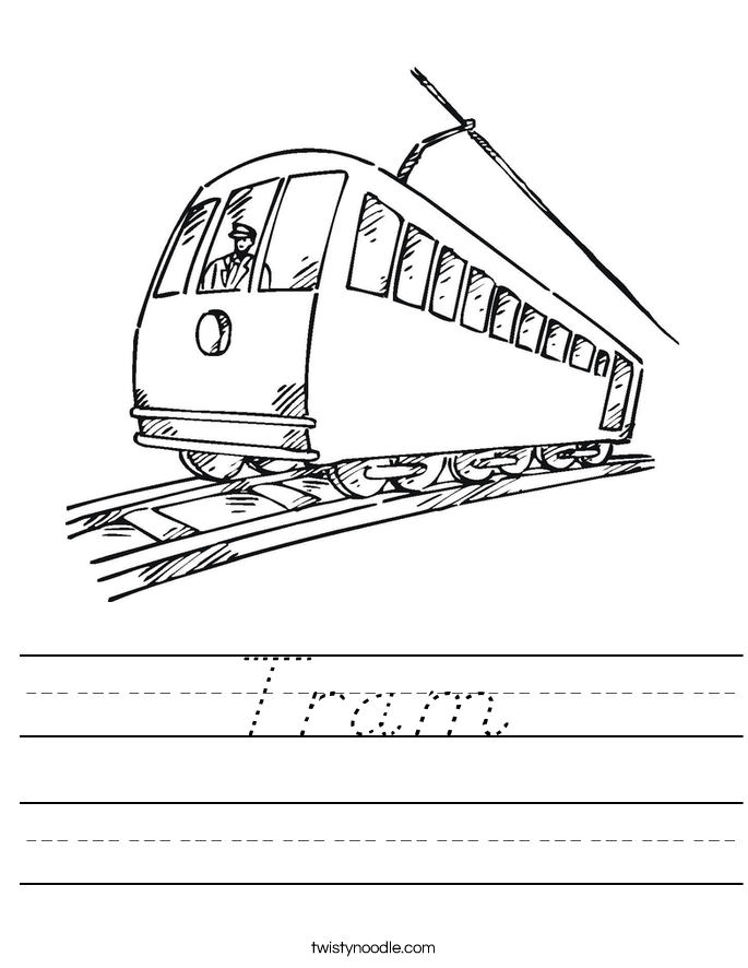 Tram Worksheet