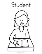 Student Coloring Page