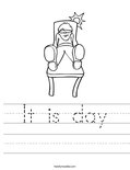 It is day Worksheet