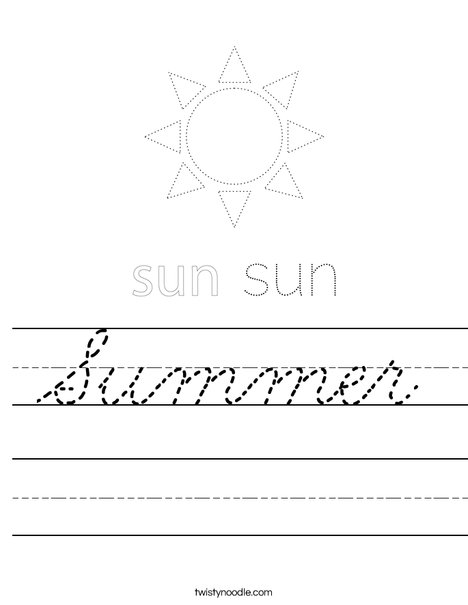 Man on the Beach Worksheet