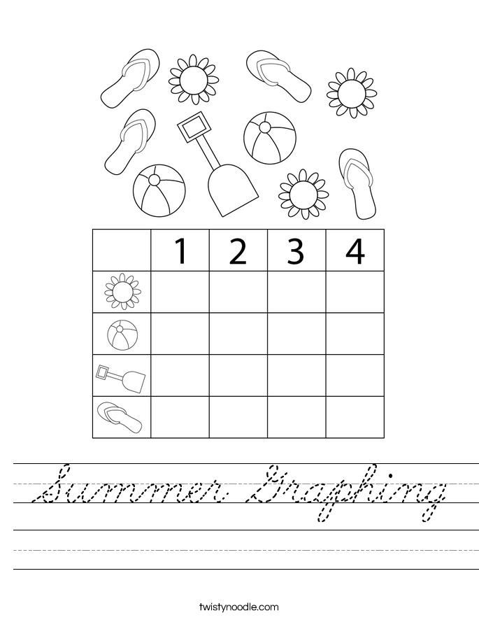 Summer Graphing Worksheet