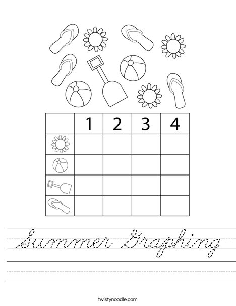 Summer Graphing Worksheet