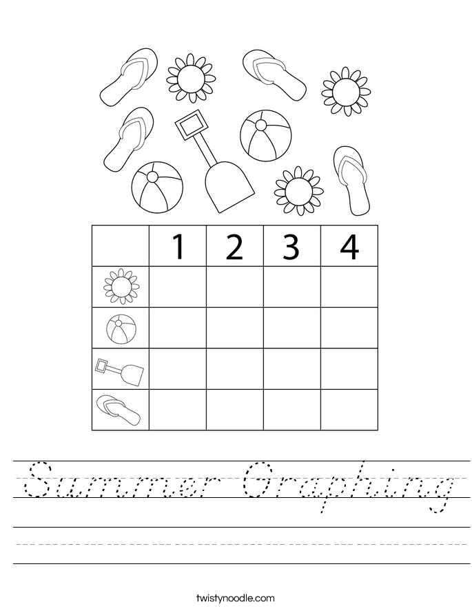 Summer Graphing Worksheet