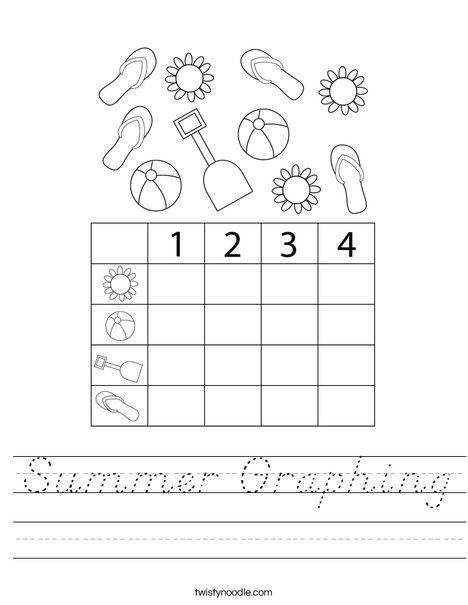 Summer Graphing Worksheet
