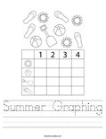 Summer Graphing Worksheet