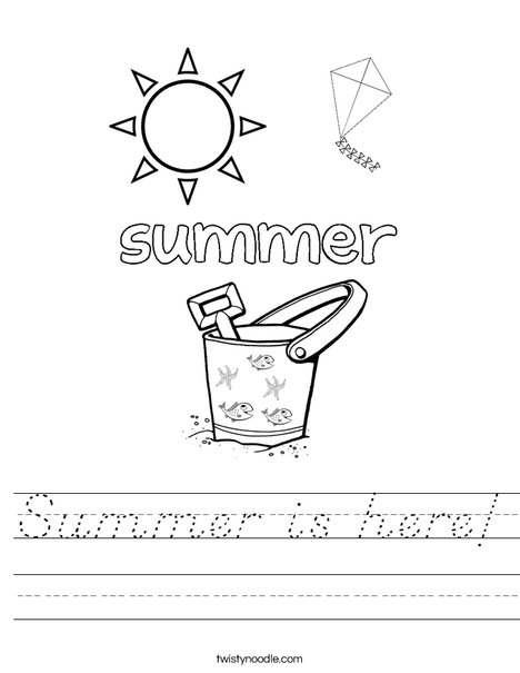 Summer is here! Worksheet