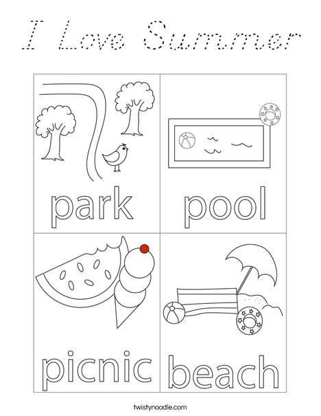 Boy Sitting Under a Tree Coloring Page