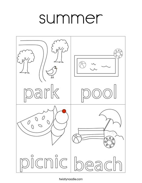 Boy Sitting Under a Tree Coloring Page