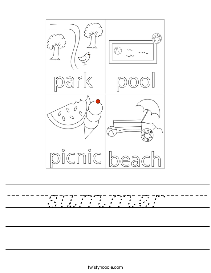 summer Worksheet