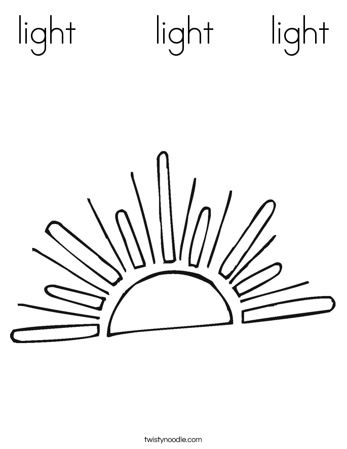 light       light     light Coloring Page