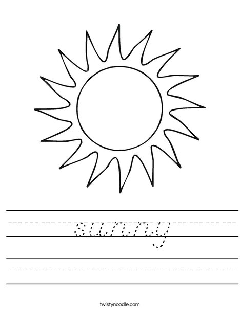 Sun Worksheet