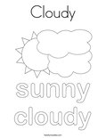 CloudyColoring Page