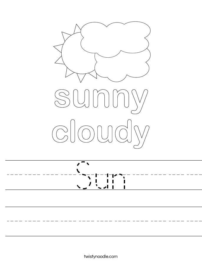 Sun Worksheet