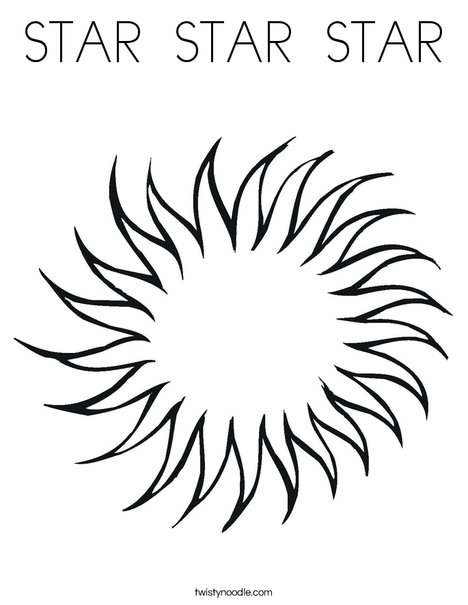 Star Coloring Page