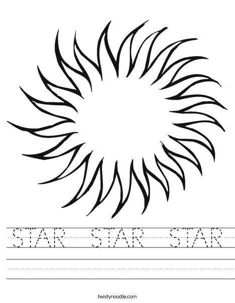 Star Worksheet