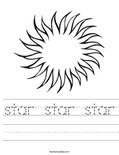star star star Worksheet