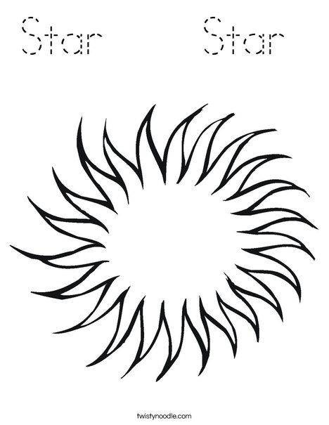 Star Coloring Page