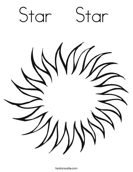 Star Coloring Page
