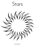 Stars Coloring Page