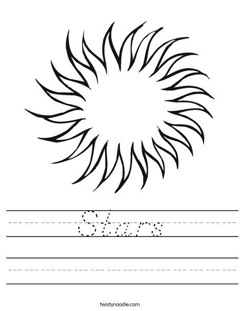 Star Worksheet
