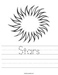 Stars Worksheet