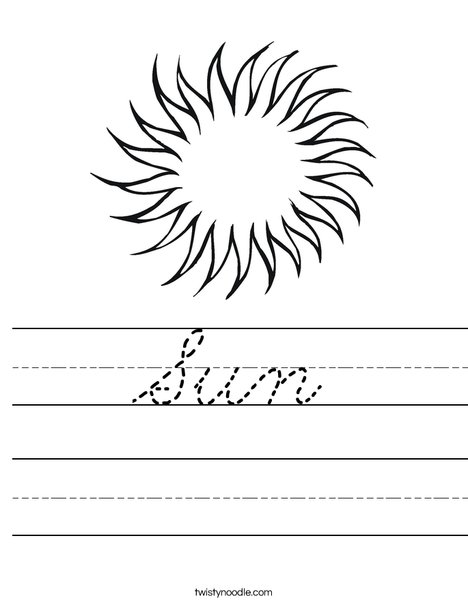 Star Worksheet