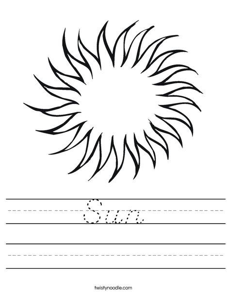 Star Worksheet