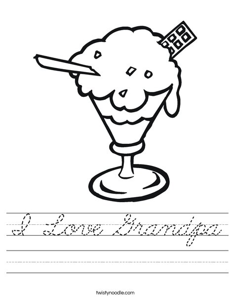 Sundae Worksheet