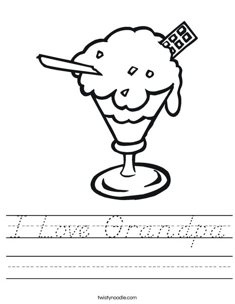 Sundae Worksheet