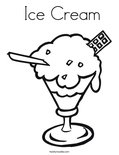  Ice Cream Coloring Page