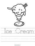  Ice Cream Worksheet