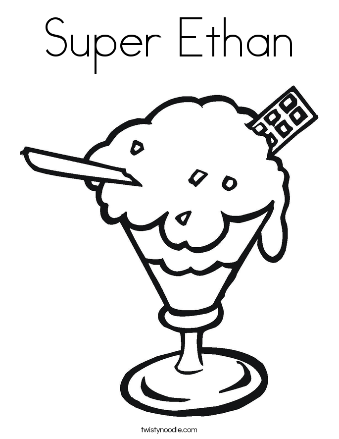 Super Ethan Coloring Page