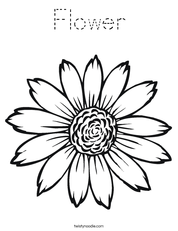 Flower Coloring Page