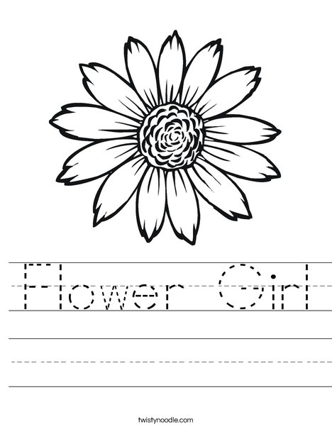 Sunflower Worksheet