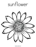 sunflower Coloring Page