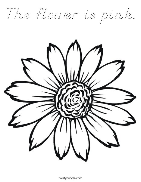 Sunflower Coloring Page