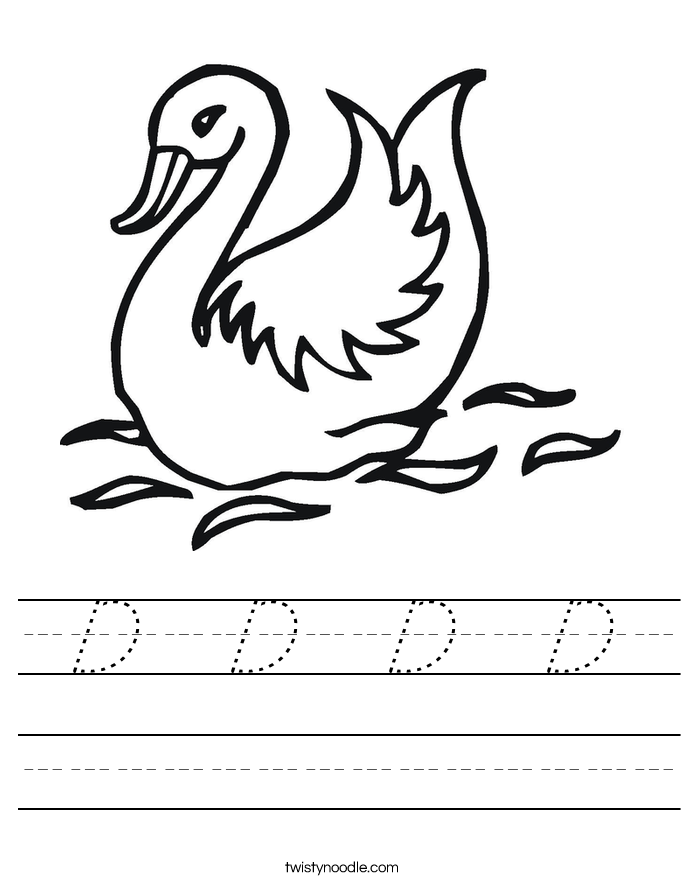 D  D  D  D Worksheet