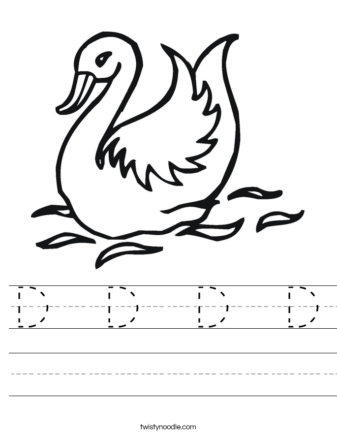 D  D  D  D Worksheet