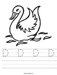 D  D  D  D Worksheet