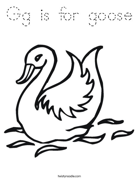 Swan Coloring Page