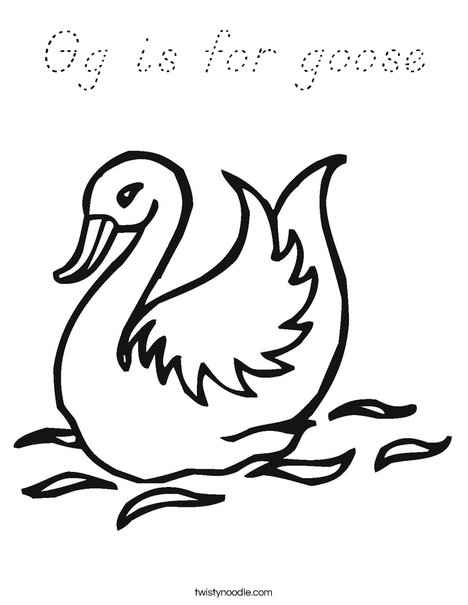Swan Coloring Page