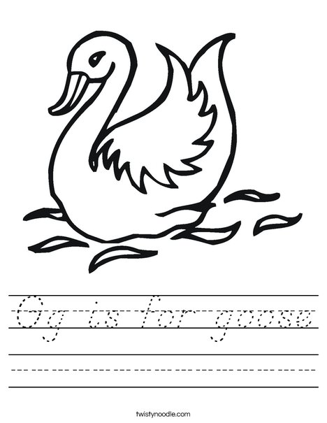 Swan Worksheet