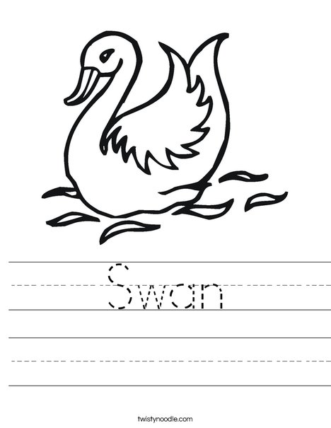 Swan Worksheet