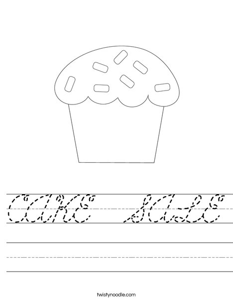 Sweet treat Worksheet