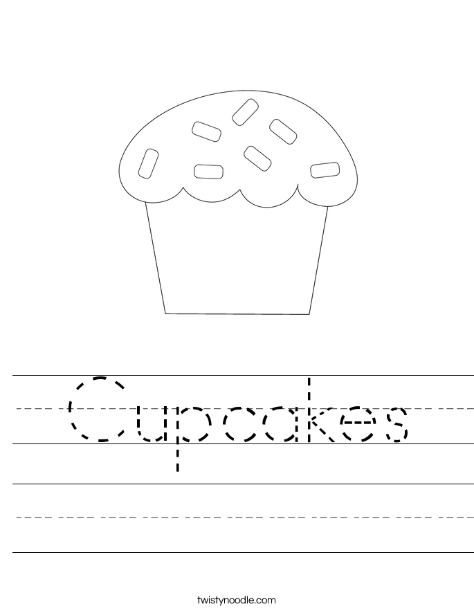 Cupcakes Worksheet
