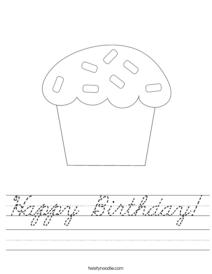 Happy Birthday! Worksheet